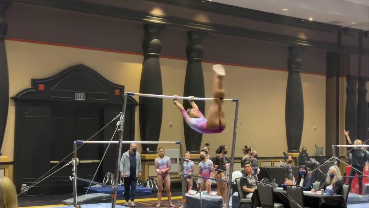 First 3 Uneven Bar Routines Level 9 YouTube