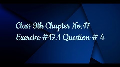 9th Class Chapter # 17 Practical Geometry Exercise # 17.1 Question # 4