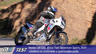 Honda CRF1100L Africa Twin Adventure Sports 2024 - vyladená na cestovanie (4K) - motoride.sk