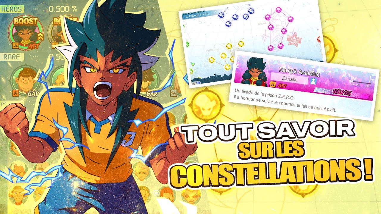 TOUT SAVOIR SUR LES CONSTELLATIONS DANS INAZUMA ELEVEN VICTORY ROAD !