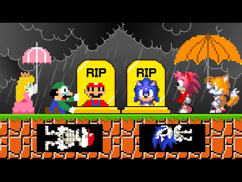 R.I.P Mario and Sonic Skeleton: Luigi and Peach are Sorry… Please come back!