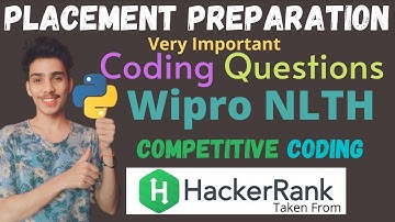 Wipro NLTH Coding Question in Python | Compare the Triplets HackerRank Solution in Python #Placement