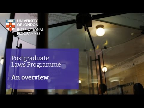 Overview of the UoL Postgraduate Laws Programme