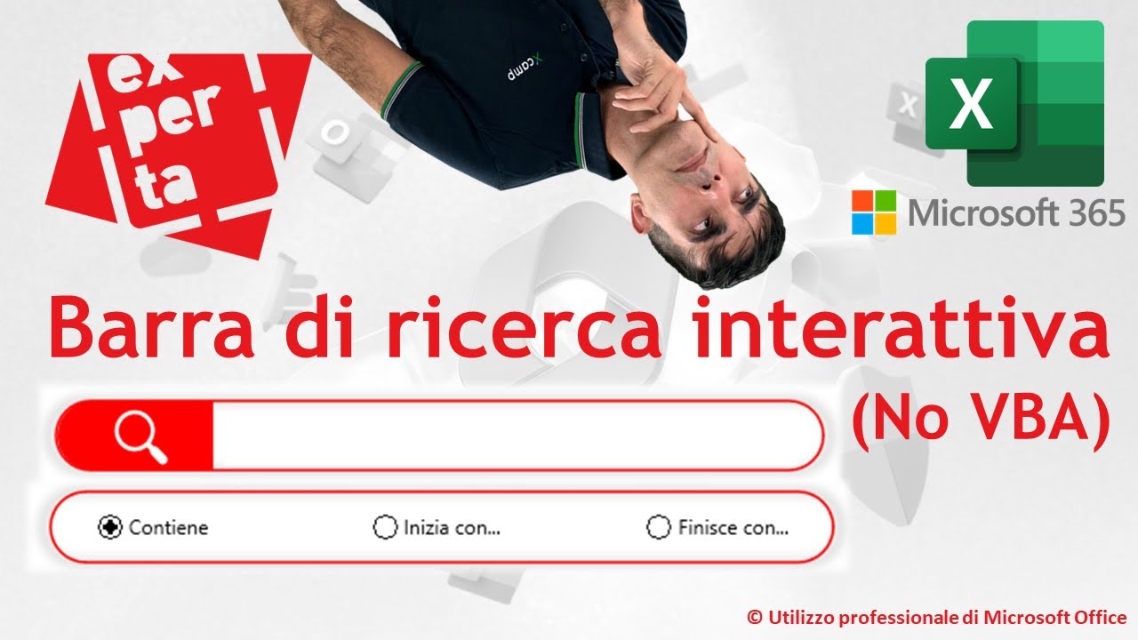 EXCEL 365 – TRUCCHI E SEGRETI: 🔎 La magia della Barra di Ricerca Interattiva (No VBA)