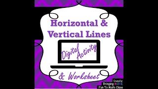 Horizontal and Vertical Lines Digital Activity