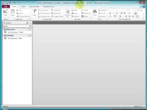 Opening and renaming an existing database - Activity 2.01