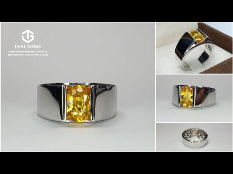 Video Tahi 6005 - Nhẫn doanh nhân Classic đá quý Sapphire |... - youtube