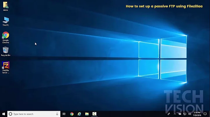 TUTORIAL - How to set up a passive FTP using Filezilla