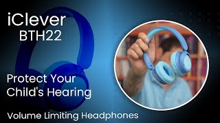 🎧 **Protect Your Child's Hearing with iClever BTH22 Volume Limiting Headphones!** 🎧