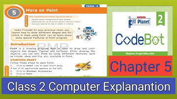 More on Paint | Class 2 Computer Chapter 5 #codebot #aps
