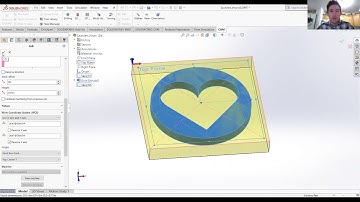 HSMWorks Job Setup and Basic Stock Removal Part 1