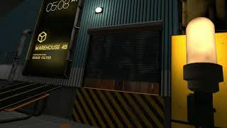 Boneworks Early Gameplay Clip Grab, Punch Or Shoot Bots Stress Level Zero