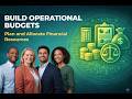 Prepare Operational Budgets | Video Overview