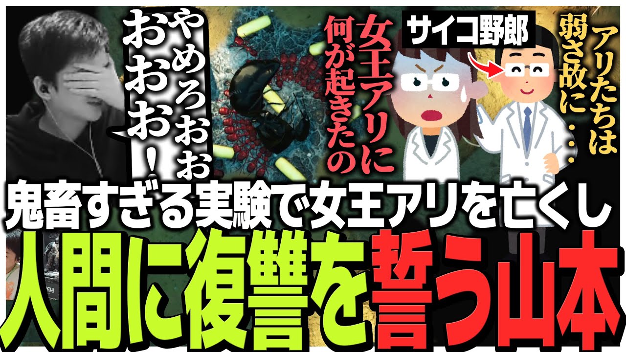 科学者の鬼畜すぎる実験で母(女王アリ)を亡くし人間に復讐を誓うSasatikk【Empires of the Undergrowth】