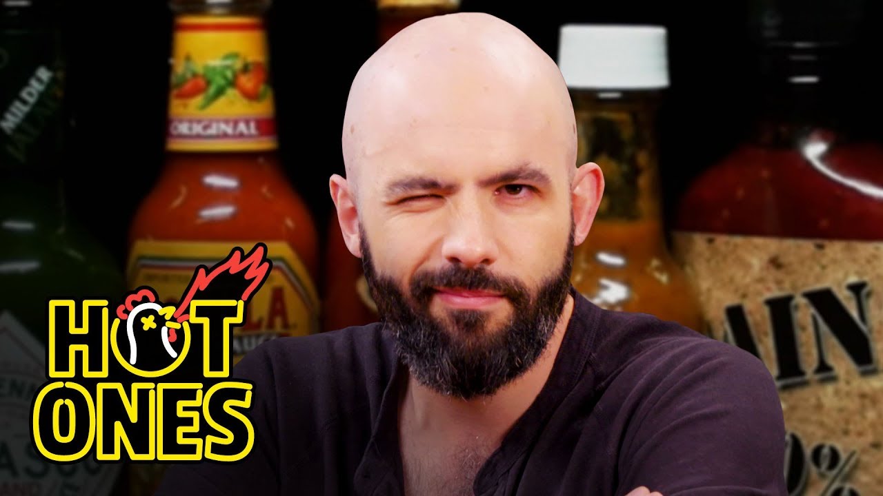 Binging with Babish Gets a Tattoo While Eating Spicy Wings | Hot Ones | First We Feast