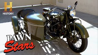 Pawn Stars: RARE WWII Indian Chief Motorcycle (Season 9)