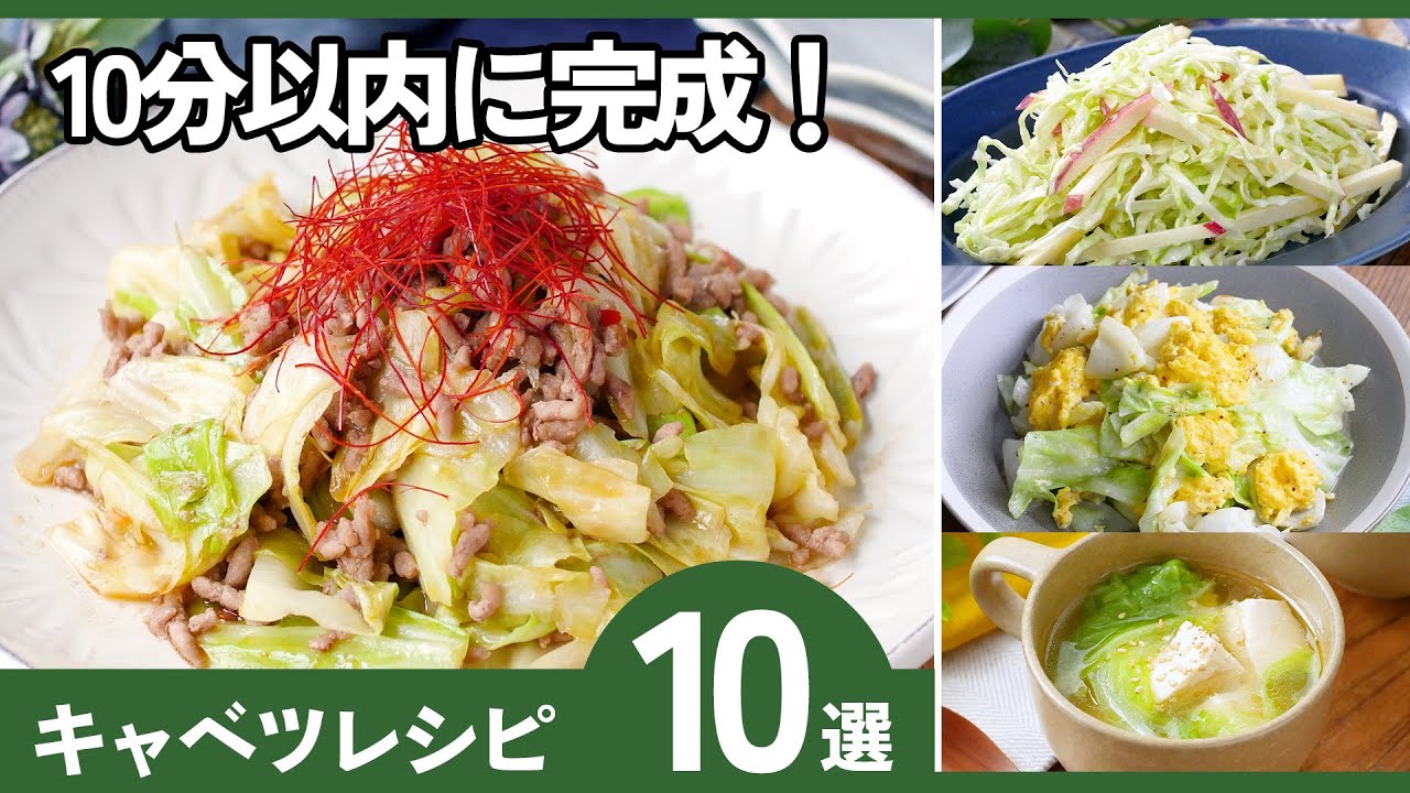 【キャベツ活用術】失敗しない人気レシピ10選｜時短・節約・ヘルシーに♪