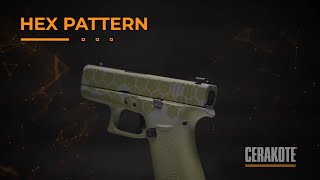 Cerakote | Hex Pattern on a Glock 43X