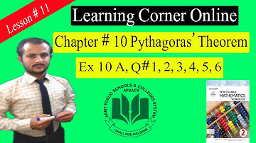 #learningcorneronline Chapter 10. Pythagoras