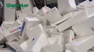 High Efficiency of GREENMAX Styrofoam Densifier M-C300 System for Recycling Styrofoam