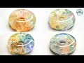 Epoxy donut 🍩. Alcohol Ink. | Macro world at PETRI Dish Art 🧫. | (petri art) | 🎨 3D RESIN Art
