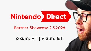 Nintendo Direct Partner Showcase February 5 2026 REACTION!