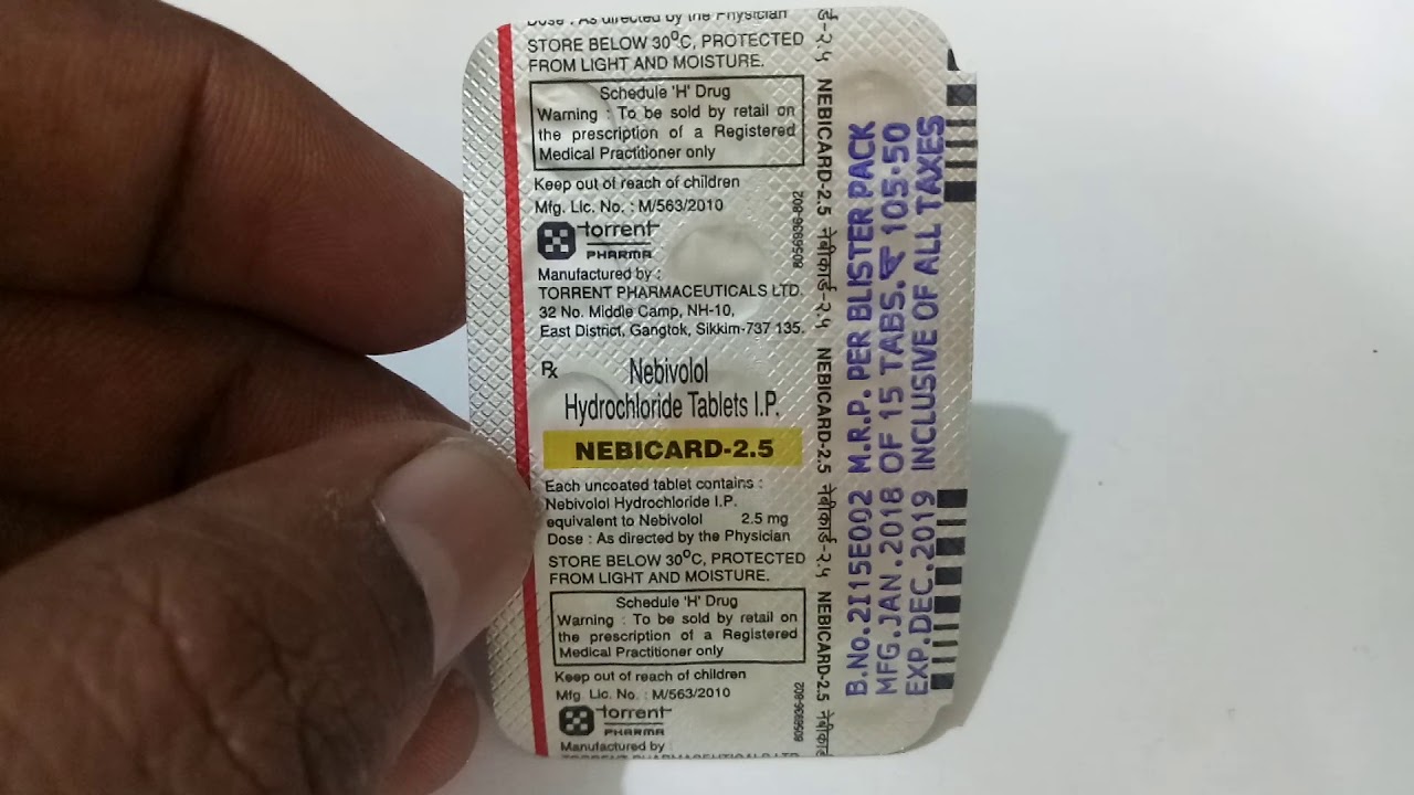 Nebicard 2 5 Mg Tablet Uses Price Side Effects Composition Youtube Nebicard 2 5 Mg Tablet Uses Price Side Effects Composition Youtube