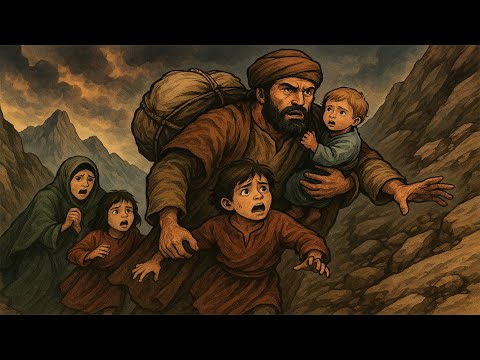 قصة الحطاب الفقير الذي فر بأطفاله إلى الجبل من القهرفأنصفه الله على الجميع