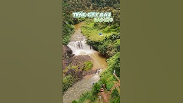 Thác Cây Cầu, Bảo Lộc, một quán Cafe có view chụp hình, ngắm cảnh rất chill #waterfall #quancaphe