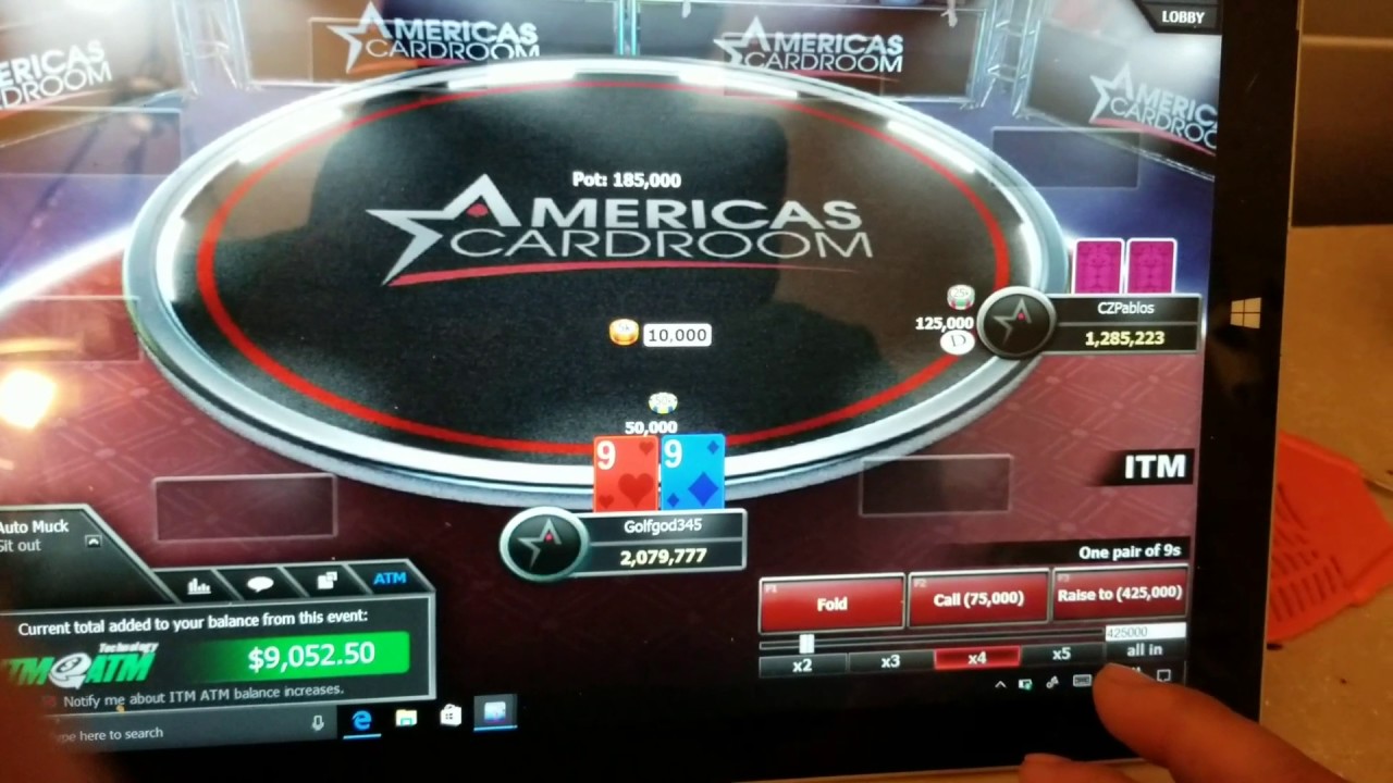 America's card room 215 buyin win YouTube