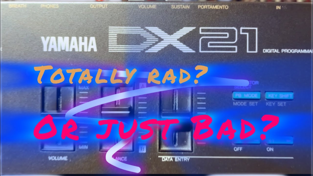 Yamaha DX21 アナログシンセ1985年 YAMAHA DX21 | matsudananda