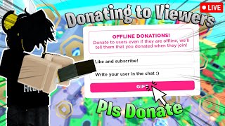 💸 🔴 DONATING ROBUX TO VIEWERS🔴💸 (PLS DONATE)