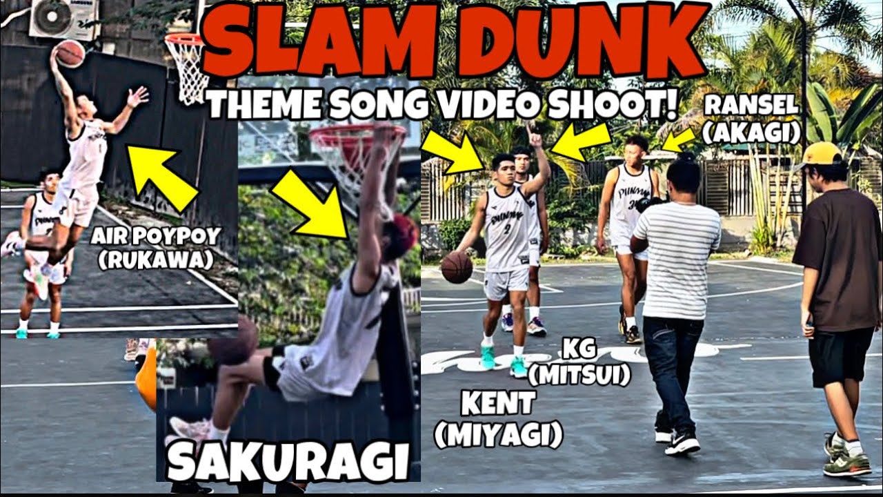 SLAM DUNK THEM SONG MUSIC VIDEO SHOOT BTS! MAVS PHENOMENAL BASKETBALL