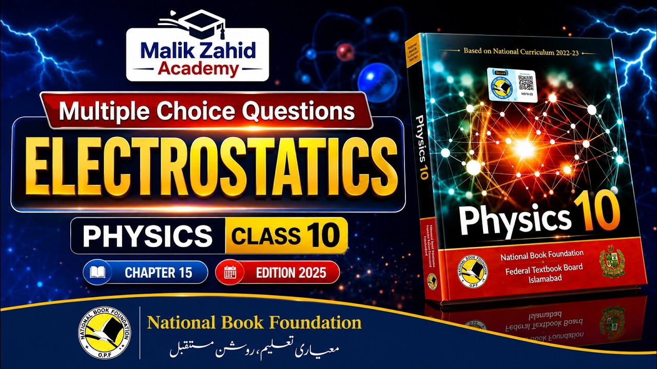 Chapter 15 Electrostatics MCQs | Class 10 Physics NBF New Edition 2025 ...