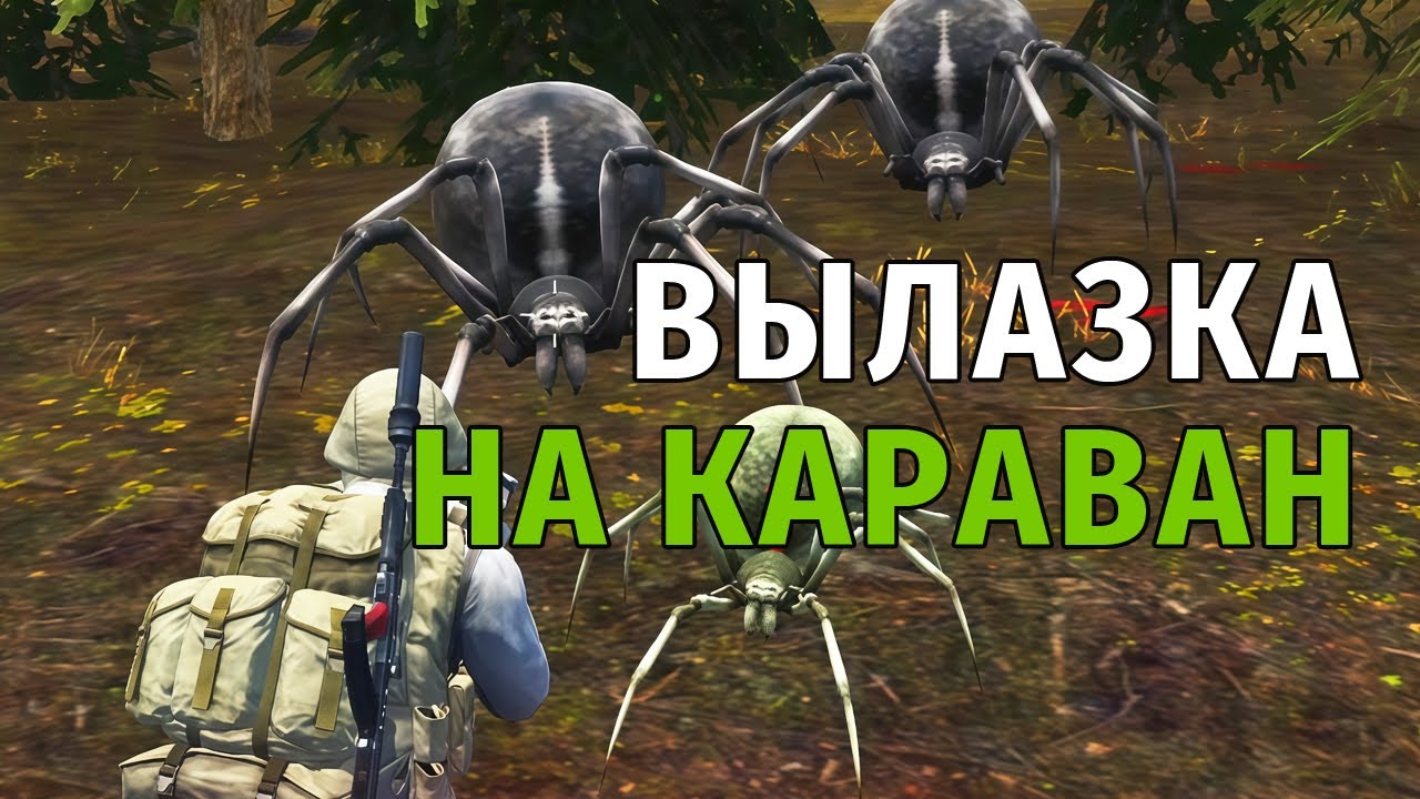 105. Вылазка на Караван. Ведуны и Торфяные Пауки. Stay Out | RU2