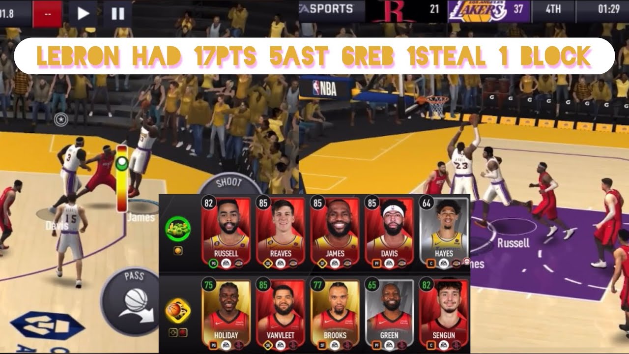 Los Angeles Lakers Vs Houston Rockets / Full Game Highlights. NBA LIVE ...