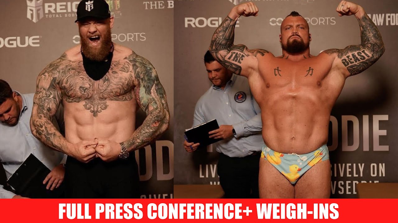 Eddie VS Thor Full Press Conference + Weigh-Ins (HD)