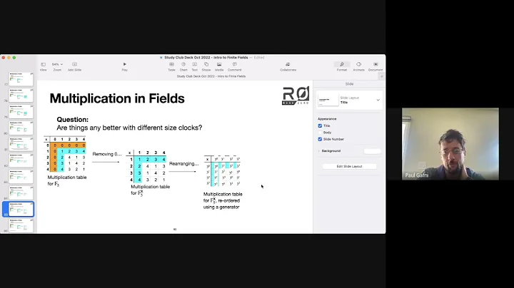 Clock Arithmetic 5   Some basic field notation