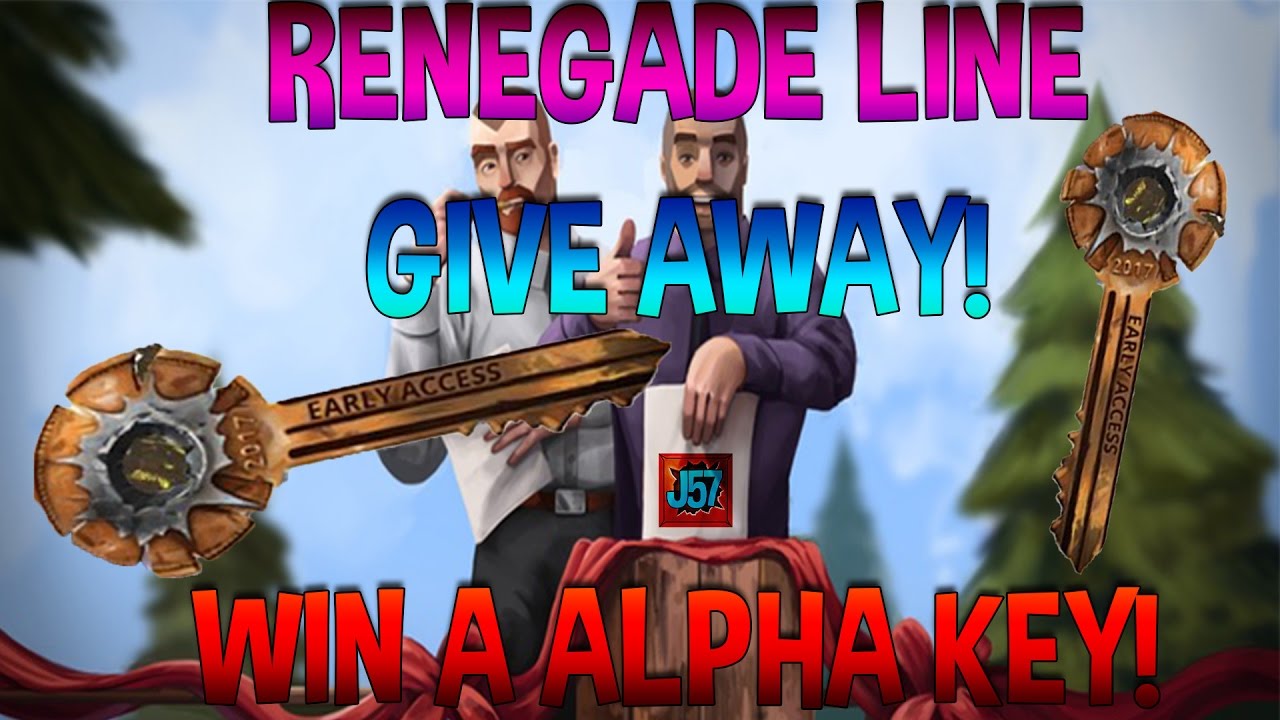 Renegade Line Alpha Key Give Away!