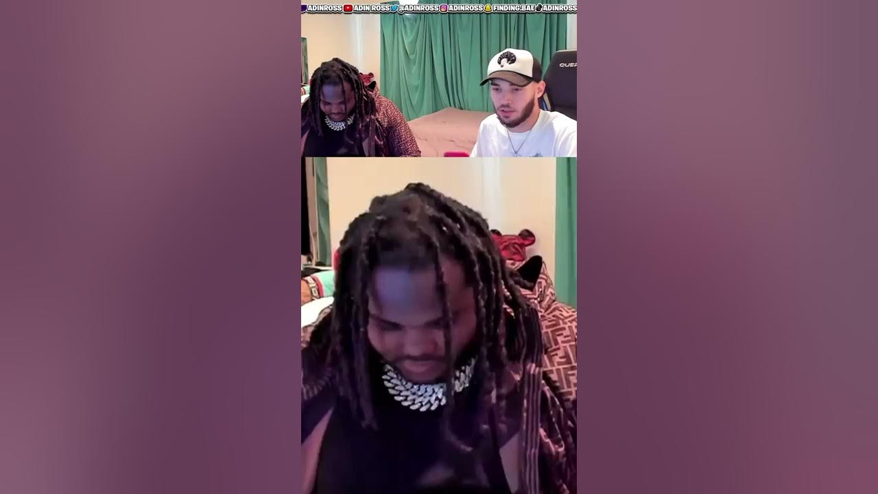 Adin Ross Plays Tee Grizzley Sus Version of his Song "First Day Out" 🌈😂