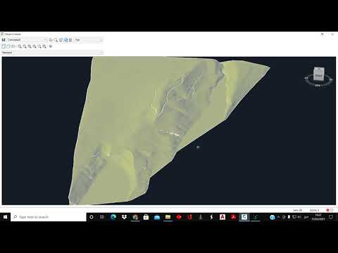 Civil 3D _ 3D ზედაპირის შექმნა იზოგიფსებით.