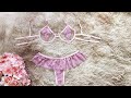 Diy Lingerie with panties ruffled - Lingerie com calcinha de babado