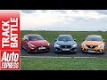 Honda Civic Type R vs Renault Megane RS vs Hyundai i30N - hot hatch Track Battle