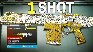 MUST USE *1 SHOT* KVD ENFORCER Class is BREAKING MW3! (Best "KVD ENFORCER" Class Setup)