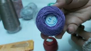 تعليم التطريز للمبتدئين أنواع الخيوط المختلفة (embroidery threads )