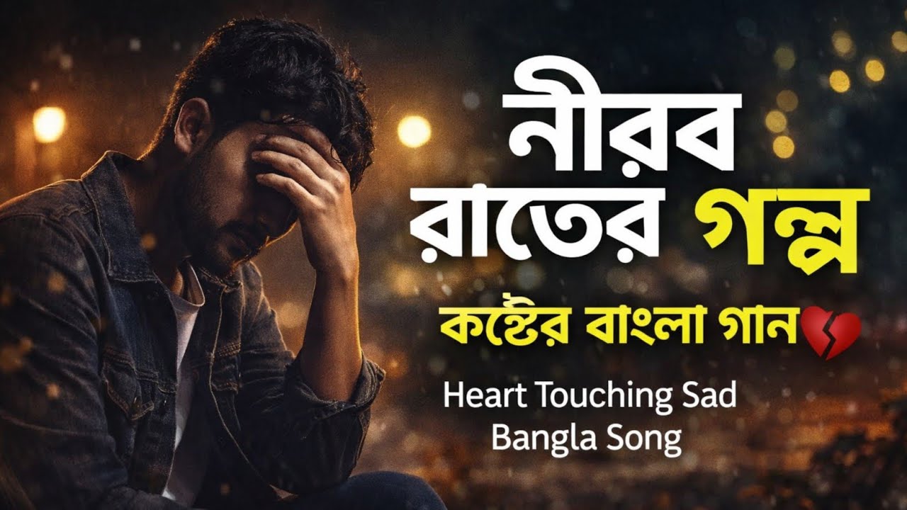 নীরব রাতের গল্প | Nirob Raater Golpo | Emotional Sad Bangla Song 2026