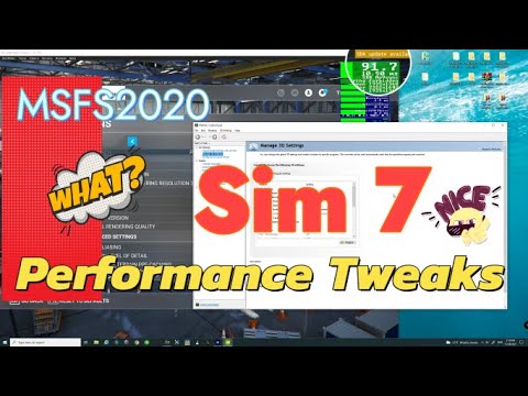 Msfs2020 *SIM 7* Fps drop, Stuttering & Tearing badly? Want a better sim Experience?