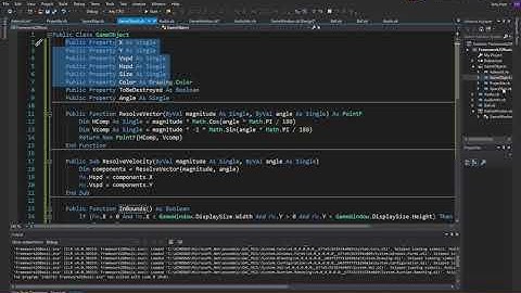VBGN106 - VB.NET Asteroids Game - Creating our asteroids