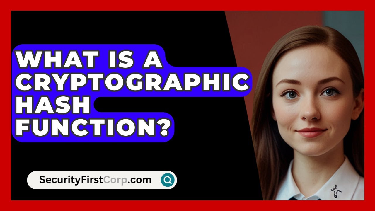 What Is A Cryptographic Hash Function? - SecurityFirstCorp.com - YouTube