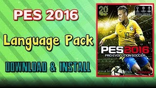 Download lagu PES 2016 Any Language Pack (Download and Install)